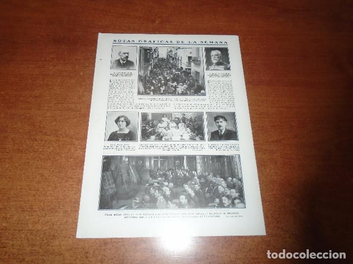 Collectionnisme de Revues et Journaux: RETAL 1911: VALENCIA, SALVADOR GINER. CATEQUISTAS ALICANTE. ZARAGOZA. POLA DE LEMA. SANTANDER. GUERR