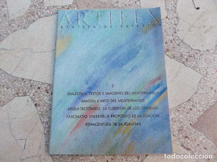 Coleccionismo de revistas y peri&oacute;dicos: artiflex n&ordm; 3,revista de arte y cine, imagen y mito del mediterraneo,renacentista de la realidad