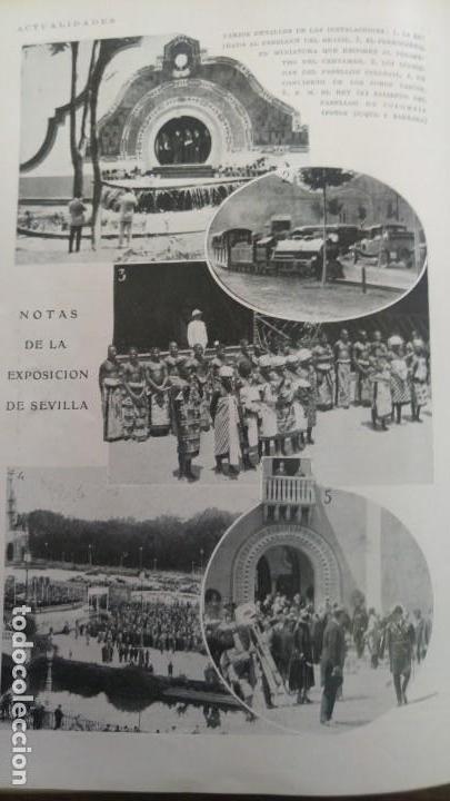Collezionismo di Riviste e Giornali: EXPOSICION IBEROAMERICANA SEVILLA ALFONSO XIII 4 HOJAS A&Ntilde;O 1929