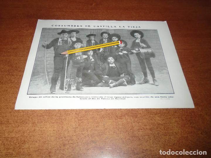 Collectionnisme de Revues et Journaux: RETAL 1912: SALAMANCA TRAJE T&Iacute;PICO DEL PA&Iacute;S. ENV&Iacute;O DE TROPAS A MELILLA, RGTOS. SABOYA Y WAD RAS