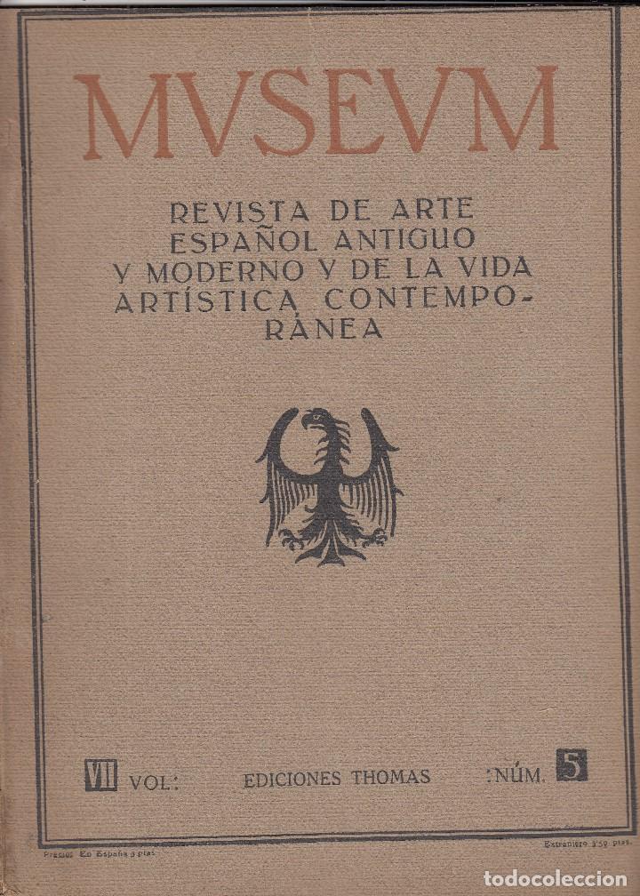 Coleccionismo de revistas y peri&oacute;dicos: REVISTA MUSEUM. 1917. LA MINIATURA MUSULMANA - SAN LORENZO DEL ESCORIAL