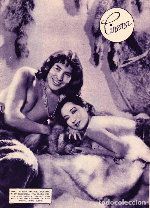 Coleccionismo de revistas y peri&oacute;dicos: * CINE * Pel&iacute;cula Eskimo; reverso la producci&oacute;n de Alemania - 1933