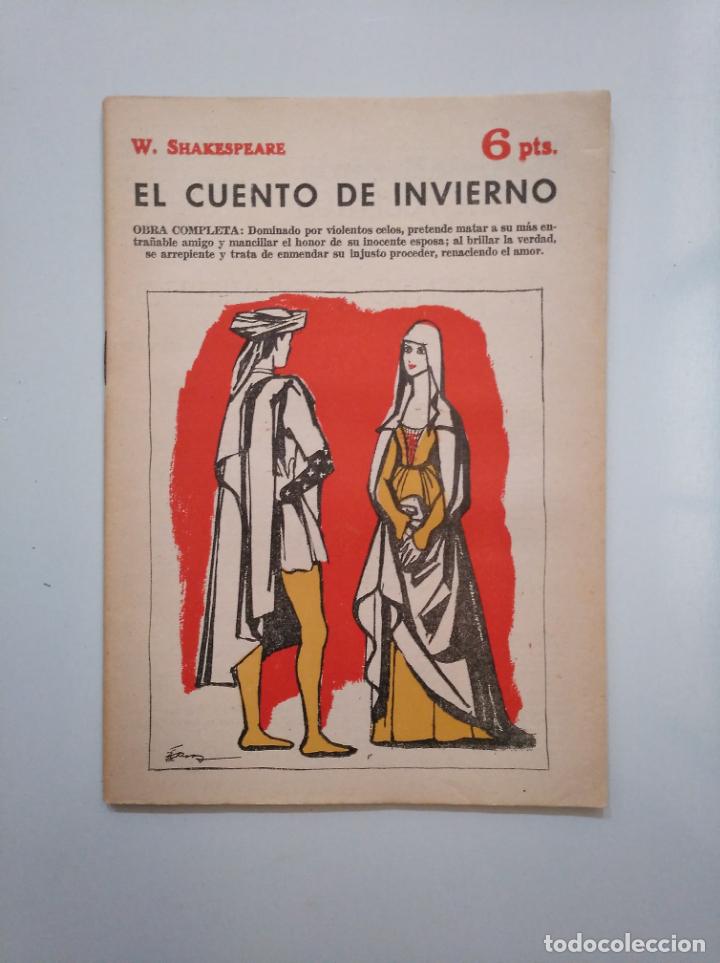 Coleccionismo de revistas y peri&oacute;dicos: EL CUENTO DE INVIERNO. W. SHAKESPEARE. REVISTA LITERARIA NOVELAS Y CUENTOS N&ordm; 1696. A&Ntilde;O 1963 TDKR44