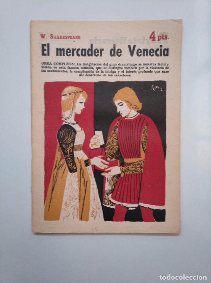 Coleccionismo de revistas y peri&oacute;dicos: EL MERCADER DE VENECIA. W. SHAKESPEARE REVISTA LITERARIA NOVELAS Y CUENTOS N&ordm; 1513. MAYO 1961 TDKR44