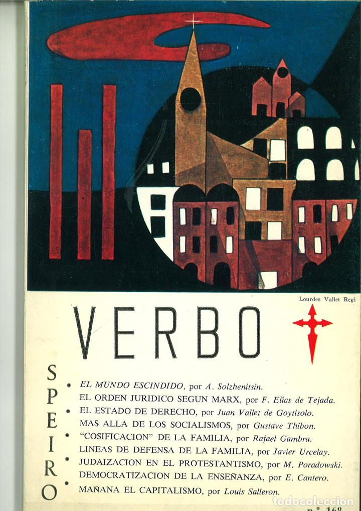 Colecionismo de Revistas e Jornais: VERBO. REVISTA DE FORMACI&Oacute;N C&Iacute;VICA Y DE ACCI&Oacute;N CULTURAL , SEG&Uacute;N EL DERECHO NATURAL Y CRISTIANO.