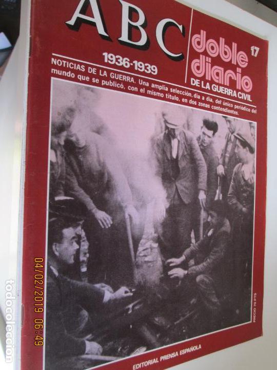 Coleccionismo de Revistas y Peri&oacute;dicos: ABC DOBLE DIARIO DE LA GUERRA CIVIL - 1936-1939 N&ordm; 17 EDITORIAL PRENSA ESPA&Ntilde;OLA