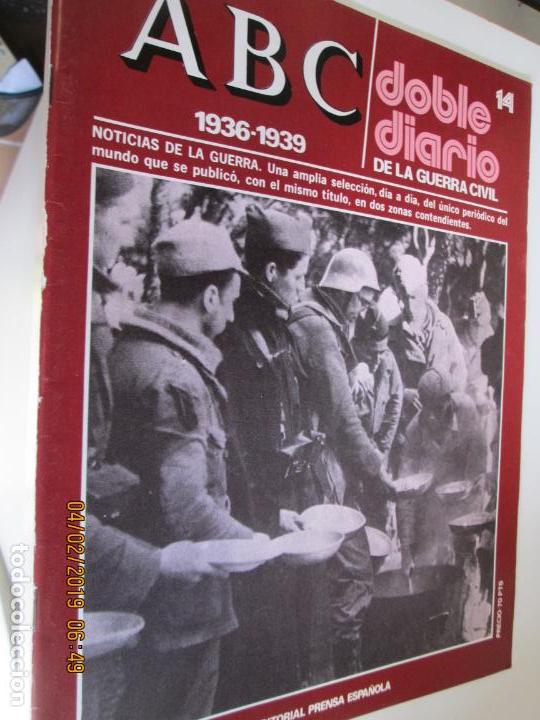 Coleccionismo de Revistas y Peri&oacute;dicos: ABC DOBLE DIARIO DE LA GUERRA CIVIL - 1936-1939 N&ordm; 14 EDITORIAL PRENSA ESPA&Ntilde;OLA
