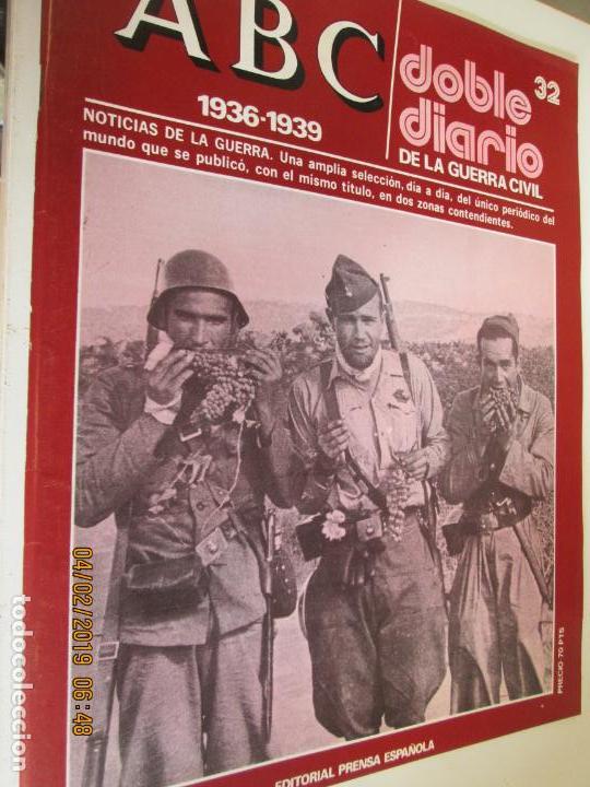 Coleccionismo de Revistas y Peri&oacute;dicos: ABC DOBLE DIARIO DE LA GUERRA CIVIL - 1936-1939 N&ordm; 32  EDITORIAL PRENSA ESPA&Ntilde;OLA