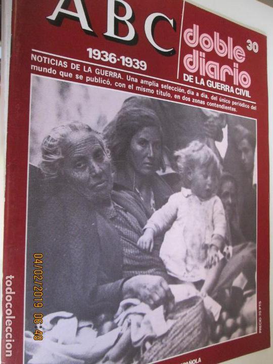 Coleccionismo de Revistas y Peri&oacute;dicos: ABC DOBLE DIARIO DE LA GUERRA CIVIL - 1936-1939 N&ordm; 30  EDITORIAL PRENSA ESPA&Ntilde;OLA