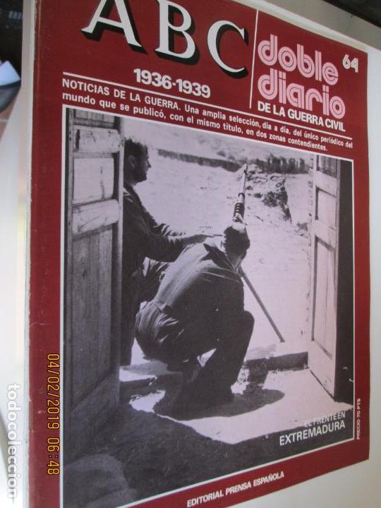 Coleccionismo de Revistas y Peri&oacute;dicos: ABC DOBLE DIARIO DE LA GUERRA CIVIL - 1936-1939 N&ordm; 64  EDITORIAL PRENSA ESPA&Ntilde;OLA