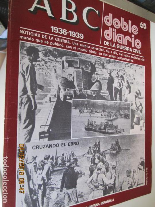 Coleccionismo de Revistas y Peri&oacute;dicos: ABC DOBLE DIARIO DE LA GUERRA CIVIL - 1936-1939 N&ordm; 65  EDITORIAL PRENSA ESPA&Ntilde;OLA