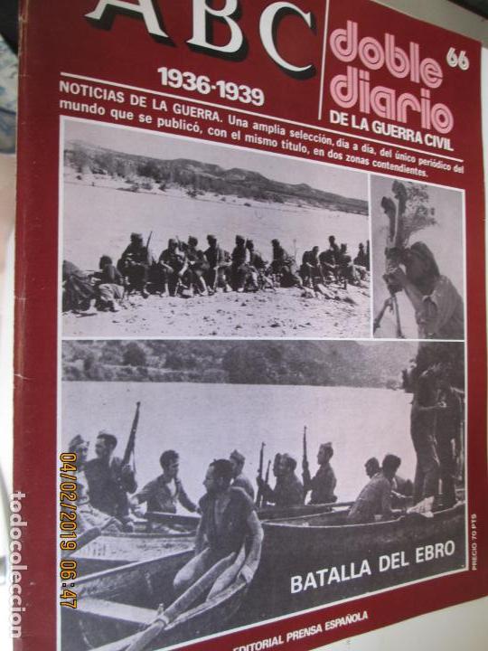 Coleccionismo de Revistas y Peri&oacute;dicos: ABC DOBLE DIARIO DE LA GUERRA CIVIL - 1936-1939 N&ordm; 66  EDITORIAL PRENSA ESPA&Ntilde;OLA