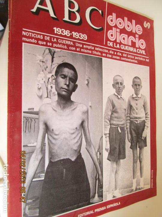 Coleccionismo de Revistas y Peri&oacute;dicos: ABC DOBLE DIARIO DE LA GUERRA CIVIL - 1936-1939 N&ordm; 69  EDITORIAL PRENSA ESPA&Ntilde;OLA