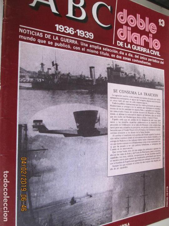 Coleccionismo de Revistas y Peri&oacute;dicos: ABC DOBLE DIARIO DE LA GUERRA CIVIL - 1936-1939 N&ordm; 13  EDITORIAL PRENSA ESPA&Ntilde;OLA