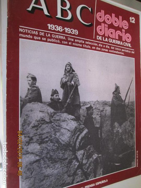 Coleccionismo de Revistas y Peri&oacute;dicos: ABC DOBLE DIARIO DE LA GUERRA CIVIL - 1936-1939 N&ordm; 12 EDITORIAL PRENSA ESPA&Ntilde;OLA