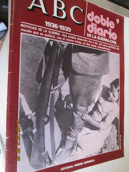 Coleccionismo de Revistas y Peri&oacute;dicos: ABC DOBLE DIARIO DE LA GUERRA CIVIL - 1936-1939 N&ordm; 9 EDITORIAL PRENSA ESPA&Ntilde;OLA