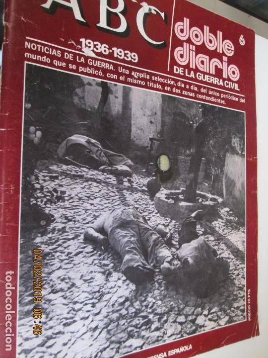 Coleccionismo de Revistas y Peri&oacute;dicos: ABC DOBLE DIARIO DE LA GUERRA CIVIL - 1936-1939 N&ordm; 6  EDITORIAL PRENSA ESPA&Ntilde;OLA