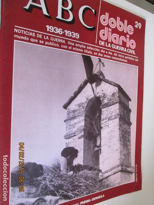 Coleccionismo de Revistas y Peri&oacute;dicos: ABC DOBLE DIARIO DE LA GUERRA CIVIL - 1936-1939 N&ordm; 29  EDITORIAL PRENSA ESPA&Ntilde;OLA