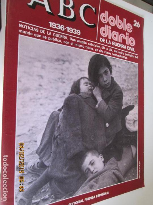 Coleccionismo de Revistas y Peri&oacute;dicos: ABC DOBLE DIARIO DE LA GUERRA CIVIL - 1936-1939 N&ordm; 26  EDITORIAL PRENSA ESPA&Ntilde;OLA