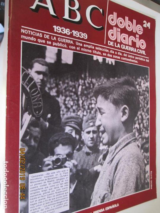Coleccionismo de Revistas y Peri&oacute;dicos: ABC DOBLE DIARIO DE LA GUERRA CIVIL - 1936-1939 N&ordm; 24 EDITORIAL PRENSA ESPA&Ntilde;OLA