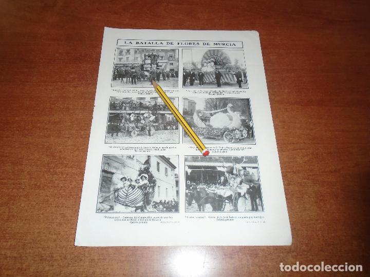 Coleccionismo de Revistas y Peri&oacute;dicos: RETAL 1910 MURCIA, BATALLA DE FLORES. LOS REYES EN LA ALMUDENA.