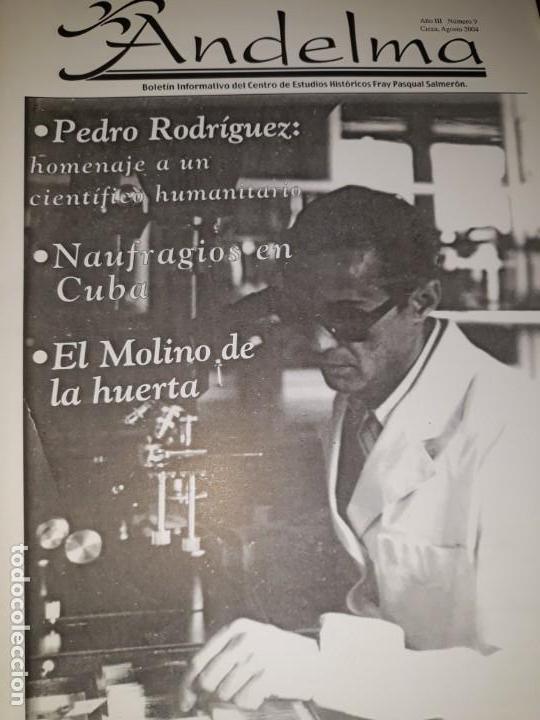 Collectionnisme de Revues et Journaux: ANDELMA N&ordm; 9 REVISTA 2004 HISTORIA CIEZA MURCIA PEDRO RODR&Iacute;GUEZ HIST&Oacute;LOGO NAUFRAGIO INVENTOR DEMONIO