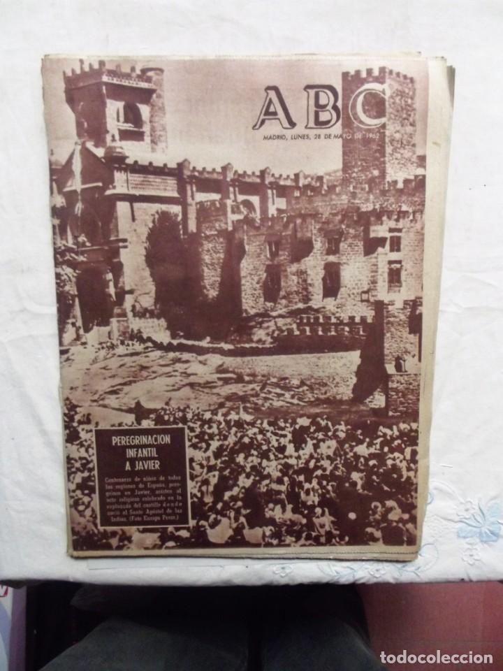 Coleccionismo de Revistas y Peri&oacute;dicos: REVISTA ABC  LUNES 24 DE MAYO DE 1962 PEREGRINACION INFANTIL A JAVIER