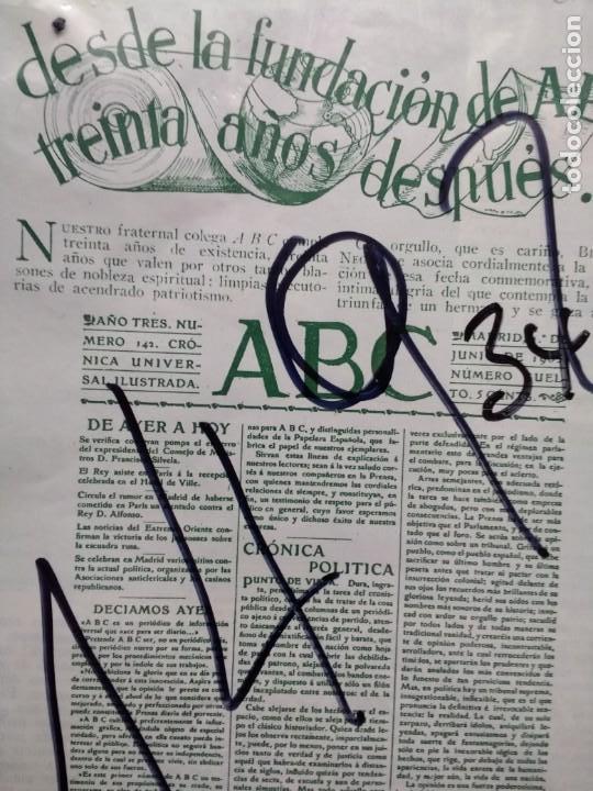 Coleccionismo de Revistas y Peri&oacute;dicos: PERIODISMO.  ABC.  TREINTA  ANIVERSARIO.  BLANCO-BELMONTE.  FOTOS  DE  MURO. 1935.