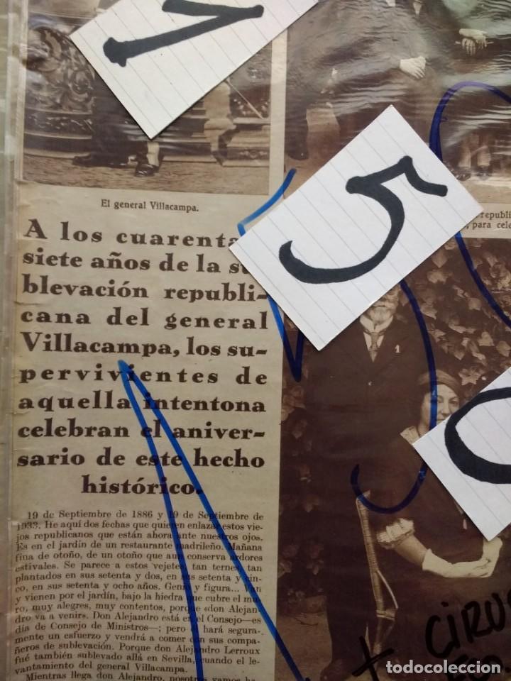 Collezionismo di Riviste e Giornali: SUBLEVACION  DE  VILLACAMPA.  ANGEL  LAZARO.  CIRUGIA  ESTETICA.  FRANCISCO  AGUILERA  CERNI. 1933.