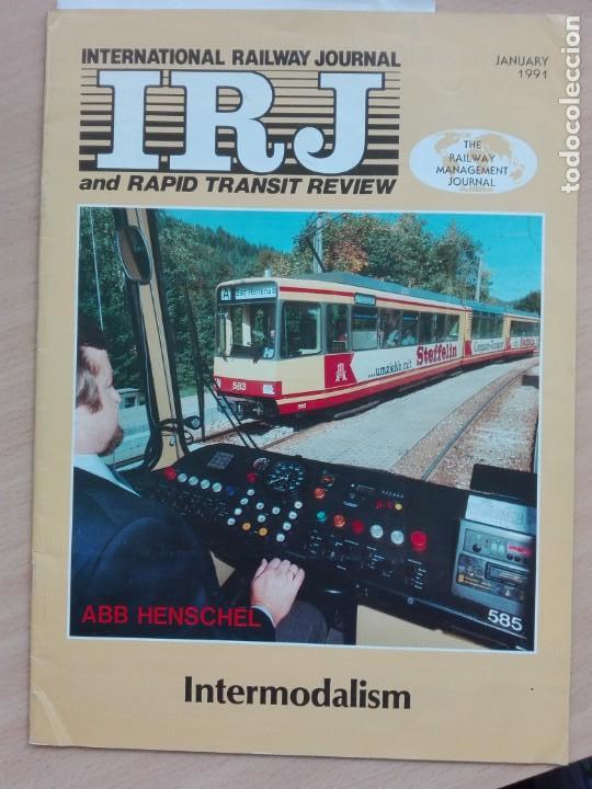 Coleccionismo de Revistas y Peri&oacute;dicos: REVISTA 1991 - IRJ INTERNATIONAL RAILWAY JOURNAL - 44PG   100GR - TREN FERROCARRIL