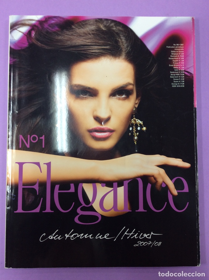 Coleccionismo de Revistas y Peri&oacute;dicos: Revista de moda &Eacute;l&eacute;gance Paris N&ordm;1 2007/08