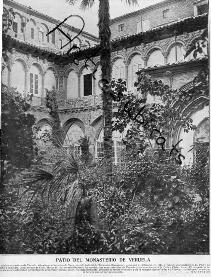 Collezionismo di Riviste e Giornali: REVISTA 1919 MONASTERIO VERUELA VERA TARAZONA SAN JUAN DE LA PE&Ntilde;A  DUE&Ntilde;AS MORENO CARBONERO MALAGA
