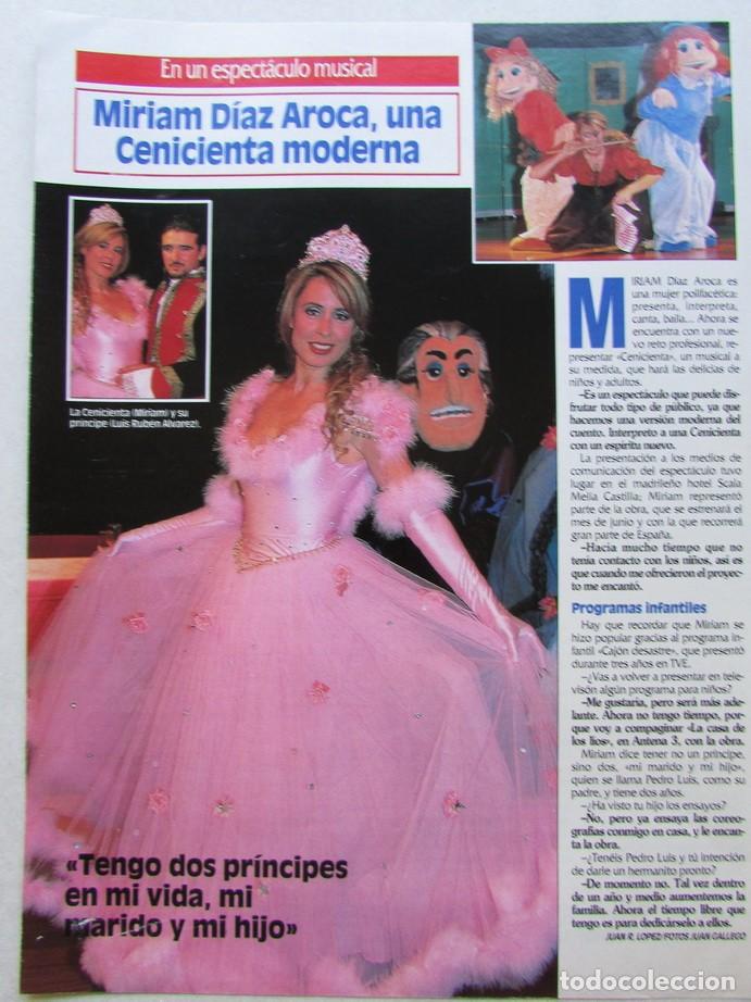 Coleccionismo de Revistas y Peri&oacute;dicos: RECORTE REVISTA SEMANA N&ordm; 3040 1998 MIRIAM DIAZ AROCA