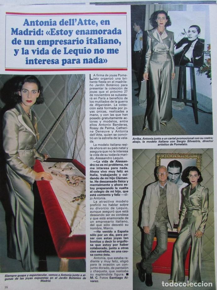 Coleccionismo de Revistas y Peri&oacute;dicos: RECORTE REVISTA SEMANA N&ordm; 2902 1995 ANTONIA ELL'ATTE