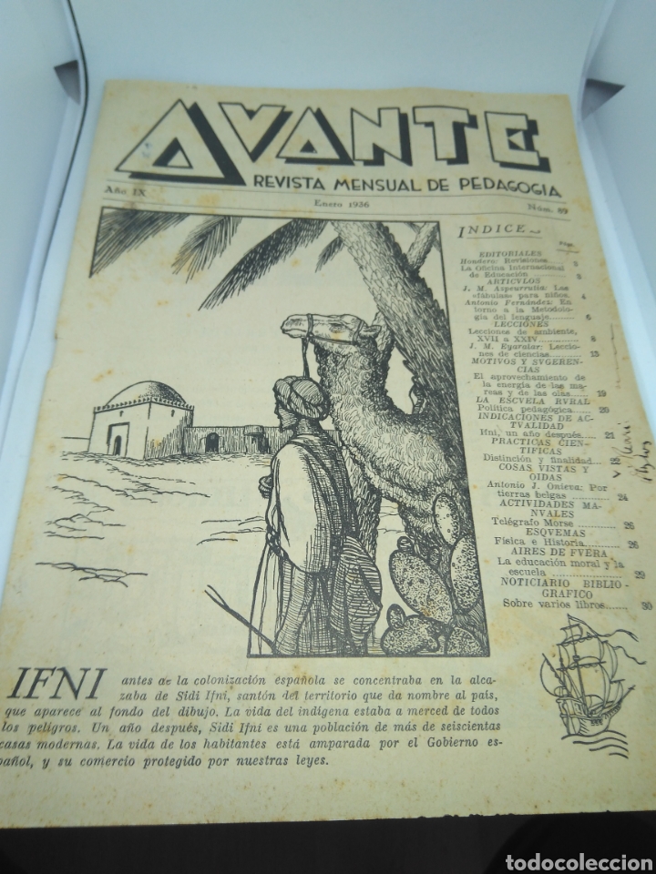 Coleccionismo de Revistas y Peri&oacute;dicos: Pedagog&iacute;a revista Avante =