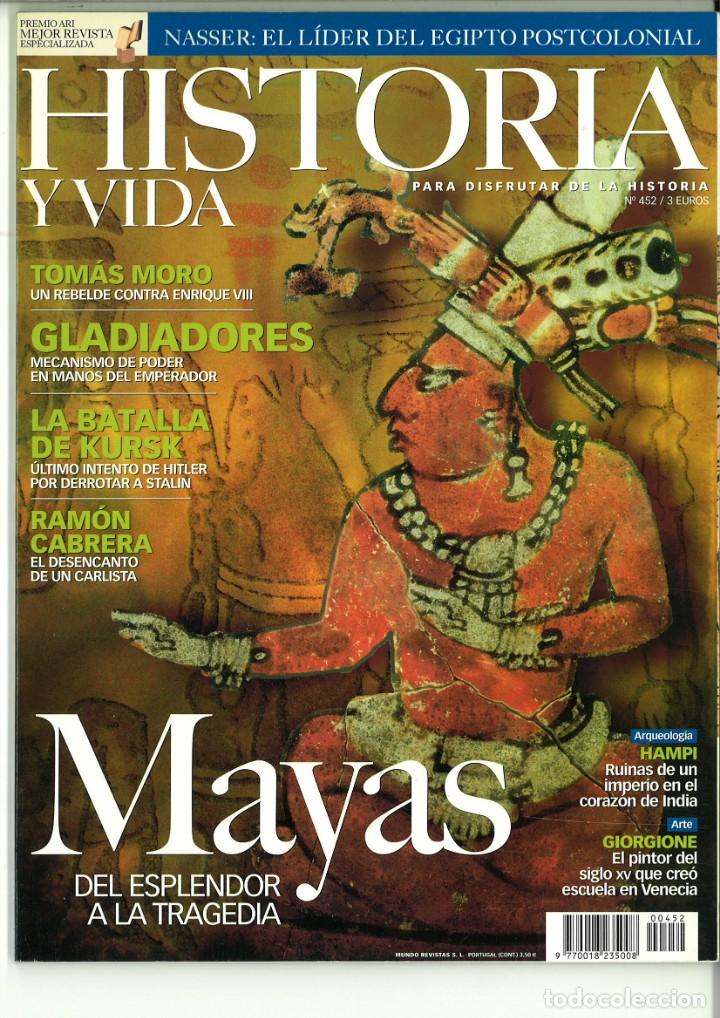 Sammeln von Zeitschriften und Zeitungen: HISTORIA Y VIDA N&ordm; 452, 453, 454 Y 456. LOTE DE 4 N&Uacute;MEROS.