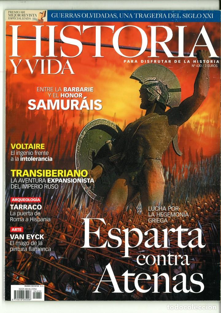 Collectionnisme de Revues et Journaux: HISTORIA Y VIDA N&ordm; 430 A 433. LOTE DE 4 N&Uacute;MEROS.