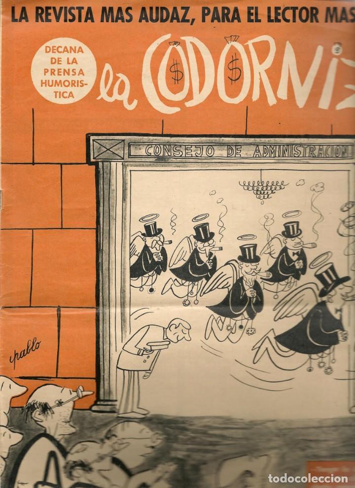 Coleccionismo de Revistas y Peri&oacute;dicos: LA CODORNIZ. N&ordm; 1443. 13 JULIO 1969.  (ST/MG)