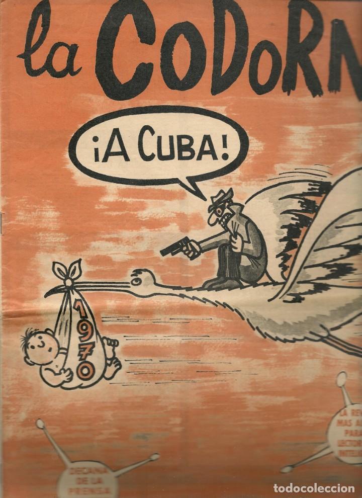 Coleccionismo de Revistas y Peri&oacute;dicos: LA CODORNIZ. N&ordm; 1468.  4 ENERO 1970.  (ST/MG)