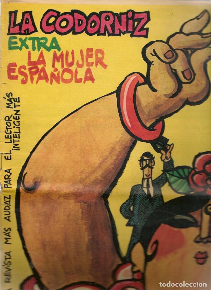 Coleccionismo de Revistas y Peri&oacute;dicos: LA CODORNIZ. N&ordm; 1589 EXTRA, LA MUJER ESPA&Ntilde;OLA. MIGOTE. 30 ABRIL 1972.  (ST/MG)