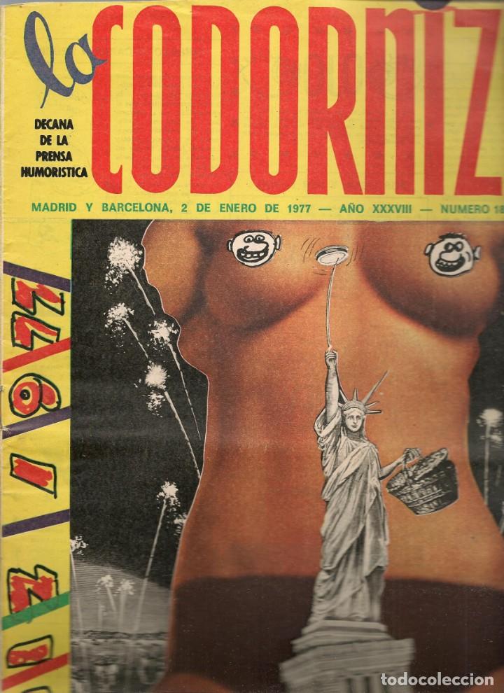 Coleccionismo de Revistas y Peri&oacute;dicos: LA CODORNIZ. N&ordm; 1802. 2 ENERO 1977. (B/A48)