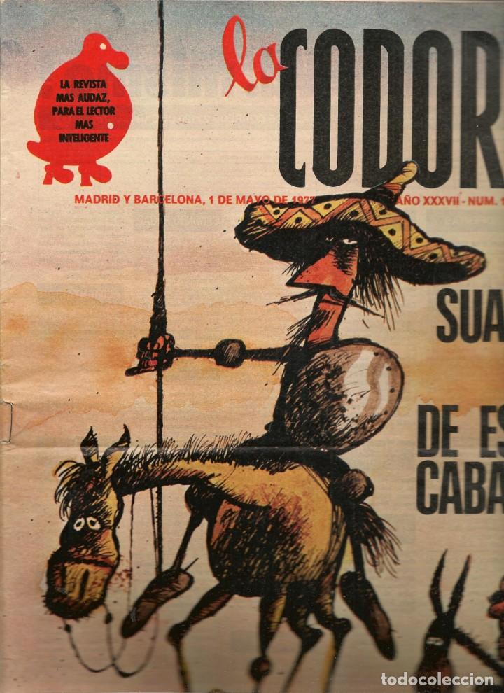 Coleccionismo de Revistas y Peri&oacute;dicos: LA CODORNIZ. N&ordm; 1819. 1 MAYO 1977. (B/A48)