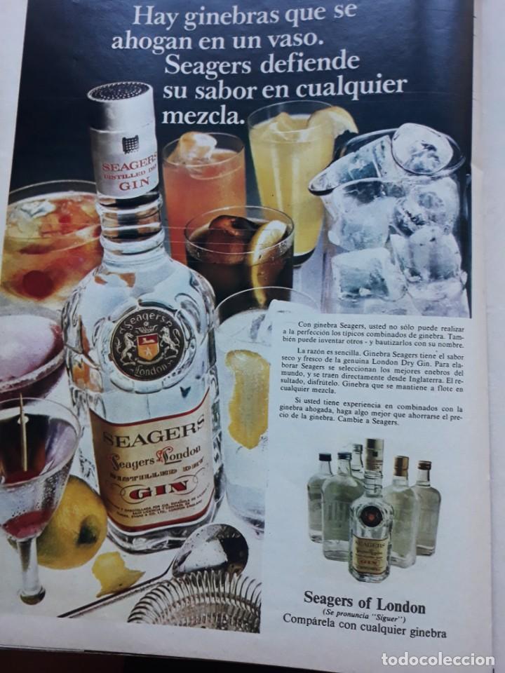 Coleccionismo de revistas y peri&oacute;dicos: anuncio gin ginebra seagers
