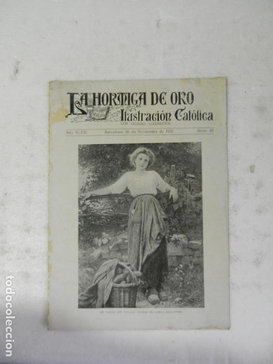 Coleccionismo de revistas y peri&oacute;dicos: LA HORMIGA DE ORO ILUSTRACI&Oacute;N CAT&Oacute;LICA N&ordm; 48. BARCELONA NOVIEMBRE DE 1931.