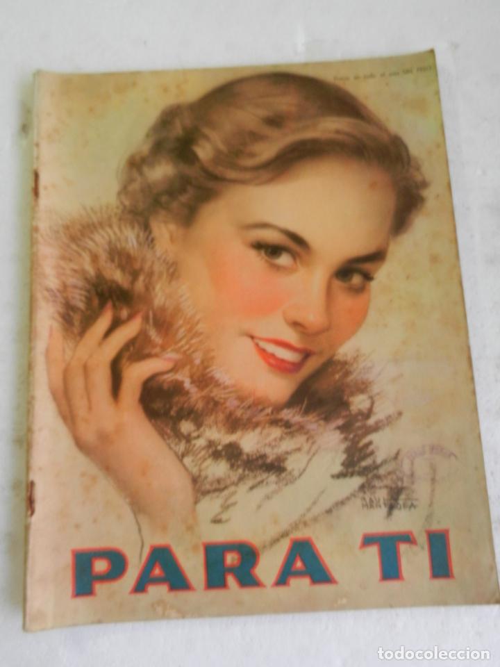 Coleccionismo de Revistas y Peri&oacute;dicos: PARA TI REVISTA TODO LO QUE INTERESA A LA MUJER N&ordm; 1516 BUENOS AIRES JUNIO 1951.