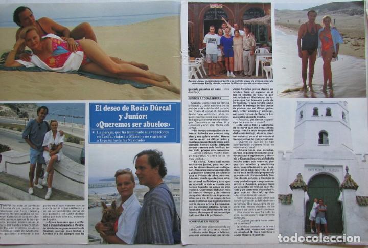 Coleccionismo de Revistas y Peri&oacute;dicos: RECORTE REVISTA SEMANA N&ordm; 2901 1995 ROCIO DURCAL Y JUNIOR.