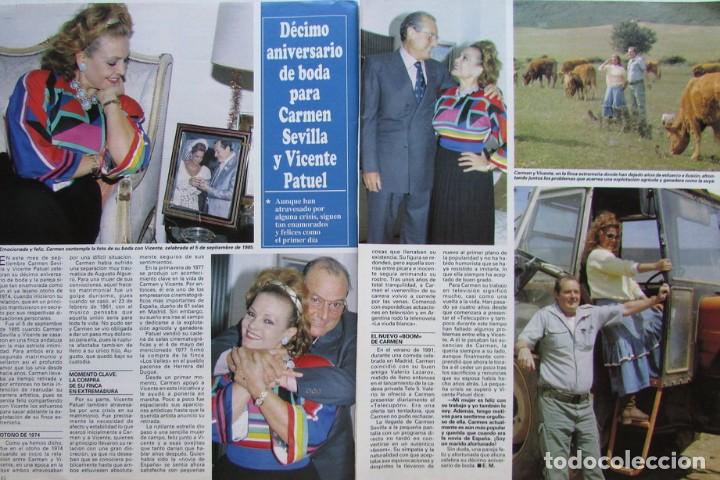 Coleccionismo de Revistas y Peri&oacute;dicos: RECORTE REVISTA SEMANA N&ordm; 2901 1995 CARMEN SEVILLA