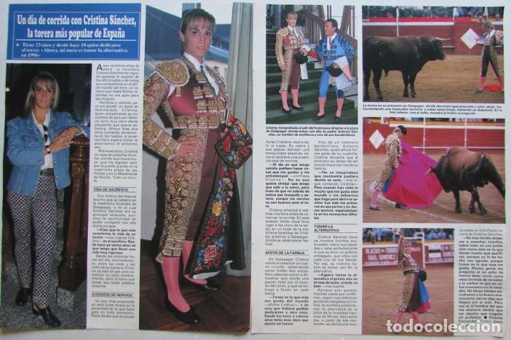 Coleccionismo de Revistas y Peri&oacute;dicos: RECORTE REVISTA SEMANA N&ordm; 2903 1995 CRISTINA SANCHEZ