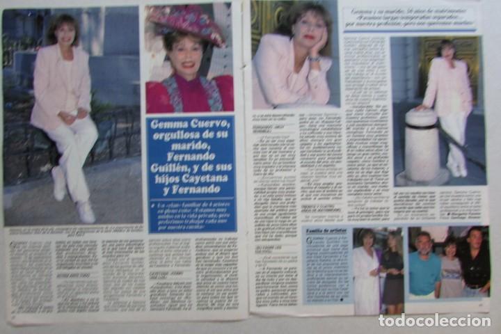 Coleccionismo de Revistas y Peri&oacute;dicos: RECORTE REVISTA SEMANA N&ordm; 2903 1995 GEMMA CUERVO