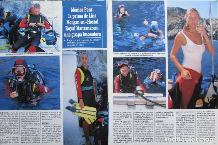 Coleccionismo de Revistas y Peri&oacute;dicos: RECORTE REVISTA SEMANA N&ordm; 2950 1996 MONICA PONT.